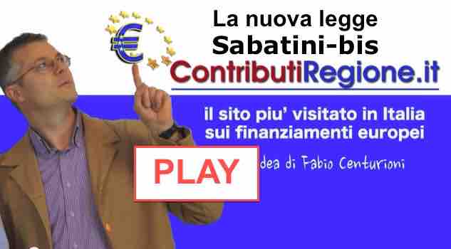 Video Agevolazione Nuova Sabatini bis